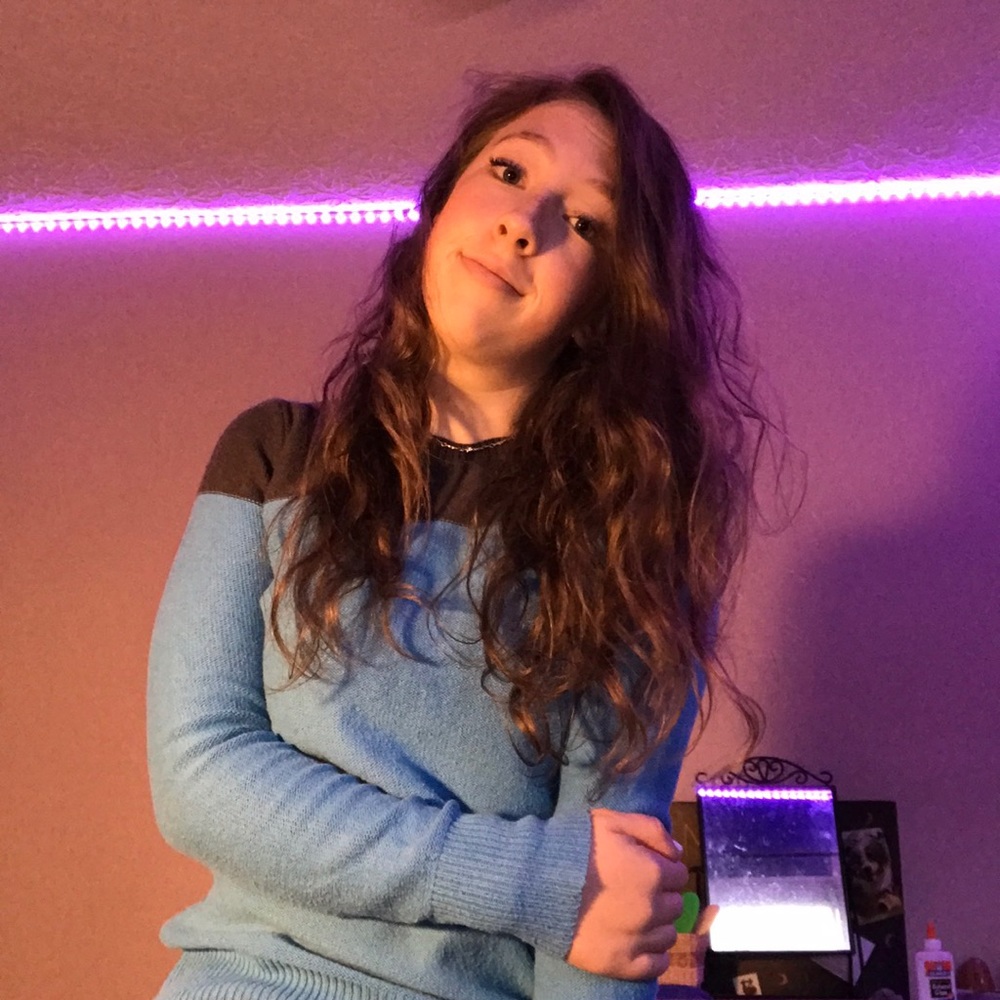 Blue old navy sweater